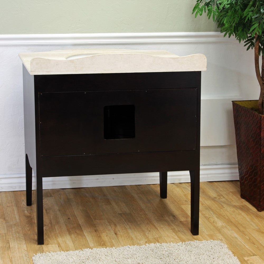 Bellaterra 36.6 in Single Sink Vanity