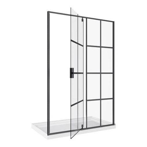 A&E Bath & Shower Taylor Bath Screen Shower Enclosure 60-in – Black Matte