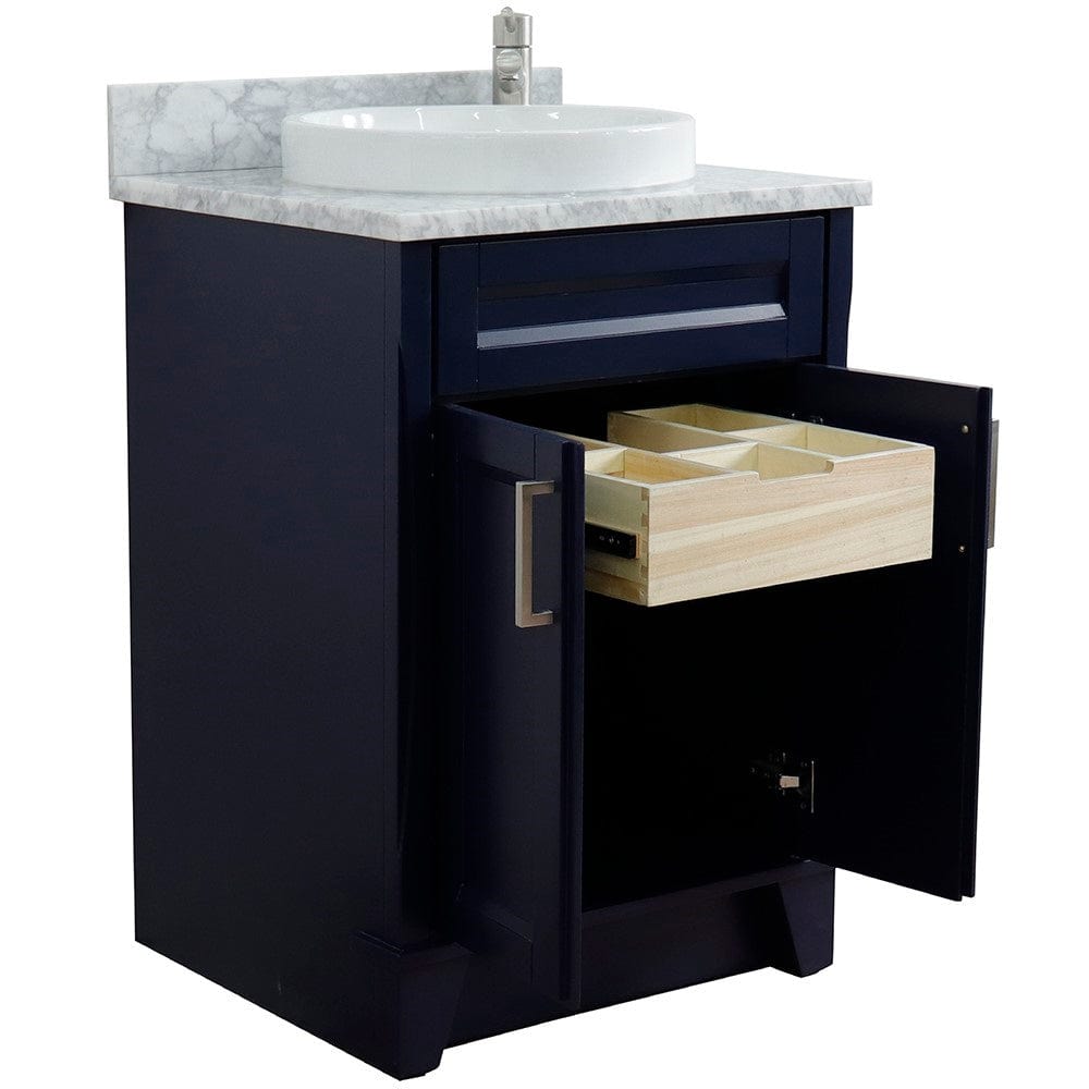 Bellaterra 25" Single Sink Vanity in Blue Finish