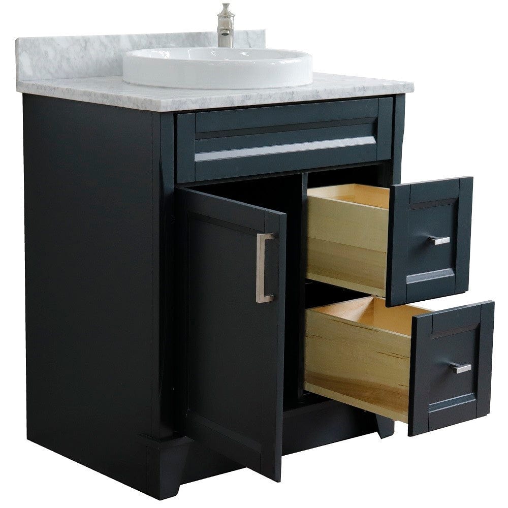 Bellaterra 31" Single Sink Vanity in Dark Gray Finish
