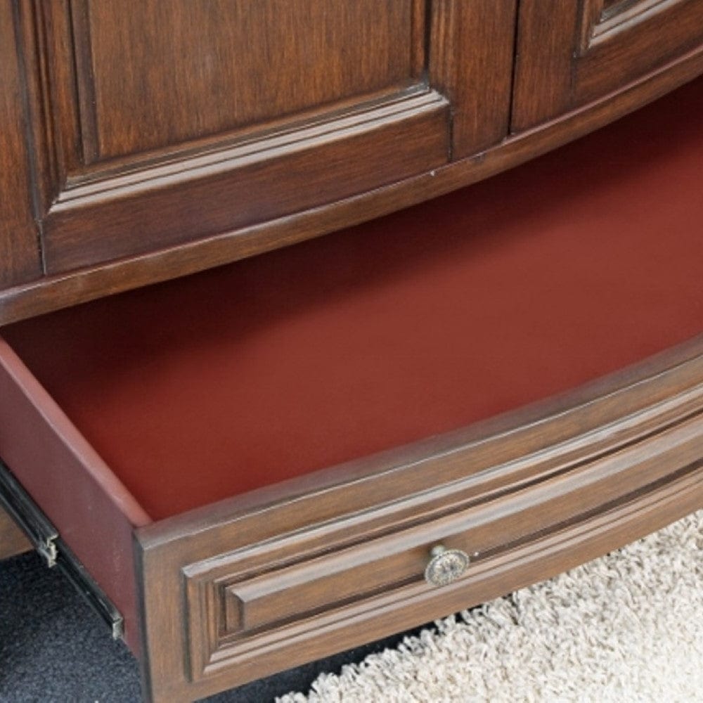 Bellaterra 36 in Single sink vanity-wood-dark walnut 602205