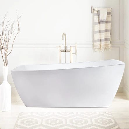 Vanity Art 67" X 31" Freestanding Acrylic Bathtub