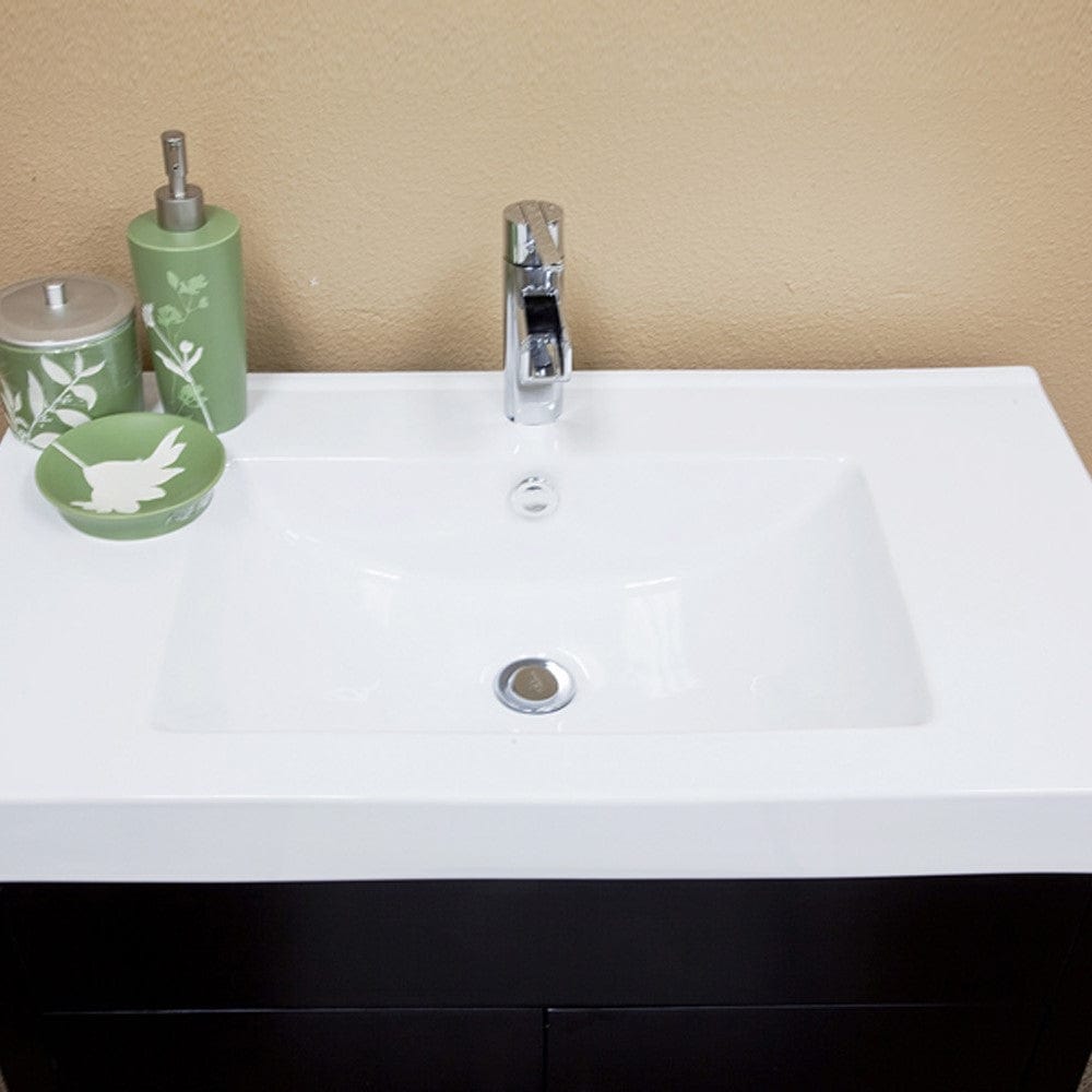Bellaterra 31.5 in Single Sink vanity-wood-black 203107-S