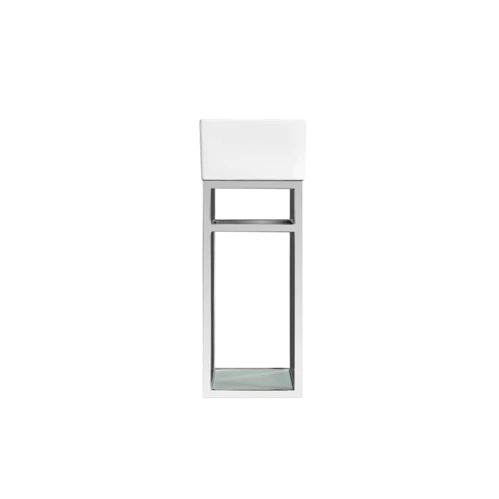 Swiss Madison Pierre 19.5 Single, Metal Frame, Open Shelf, Bathroom Vanity