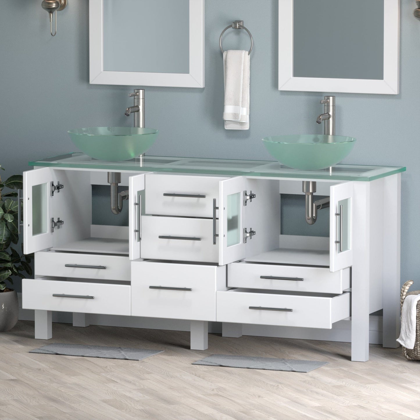 Cambridge Plumbing Complete 63" Vanity Set