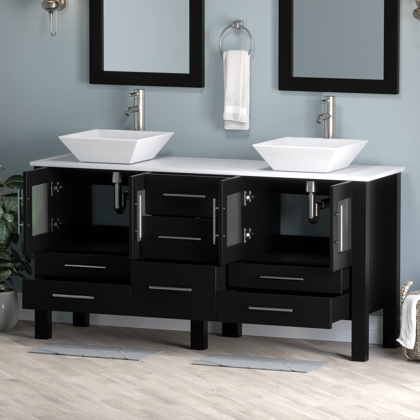 Cambridge Plumbing Complete 63" Vanity Set