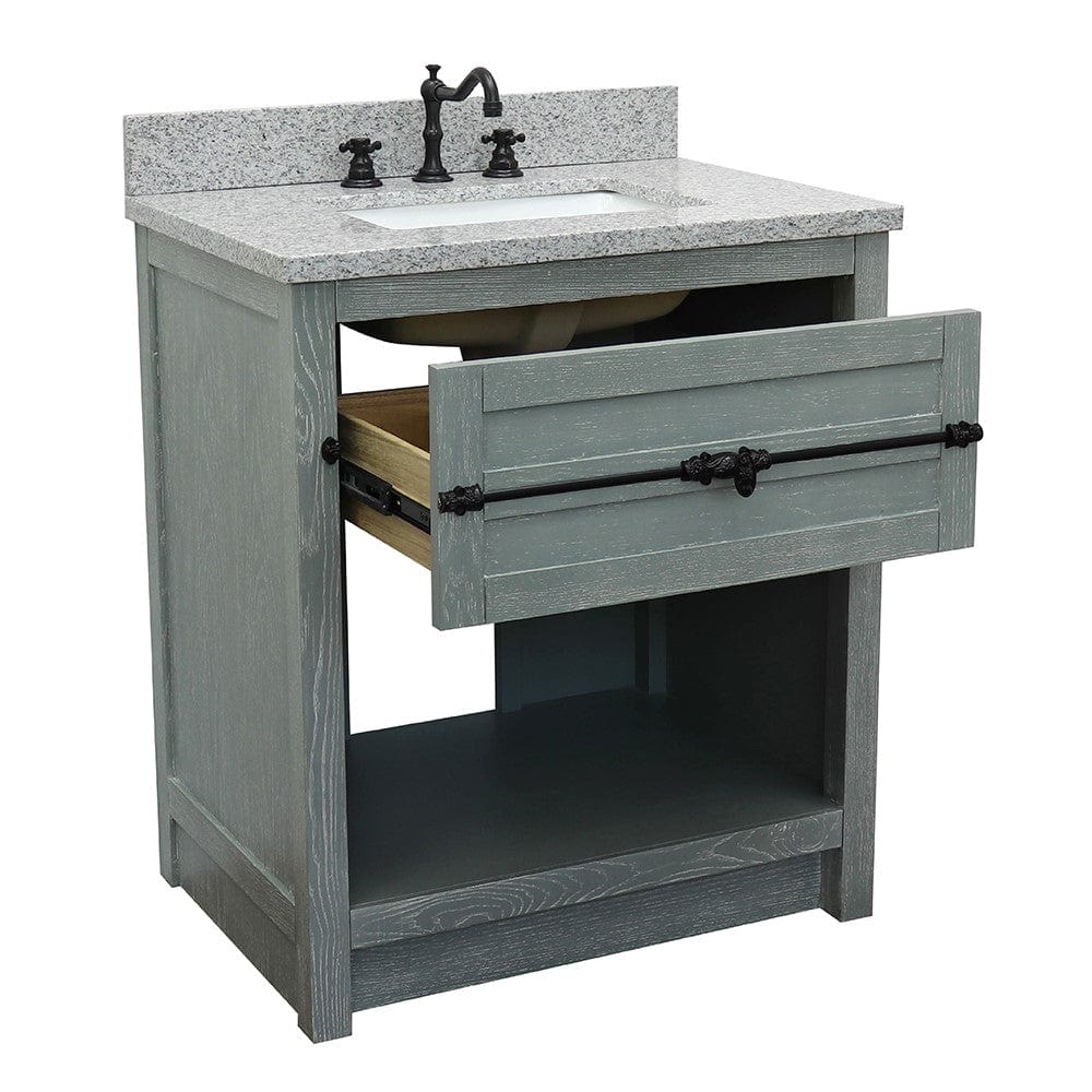 Bellaterra 31" Single Vanity in Gray Ash Finish
