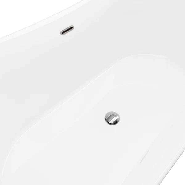 A&E Bath & Shower Freestanding Bathtub – 66-in – Cyclone
