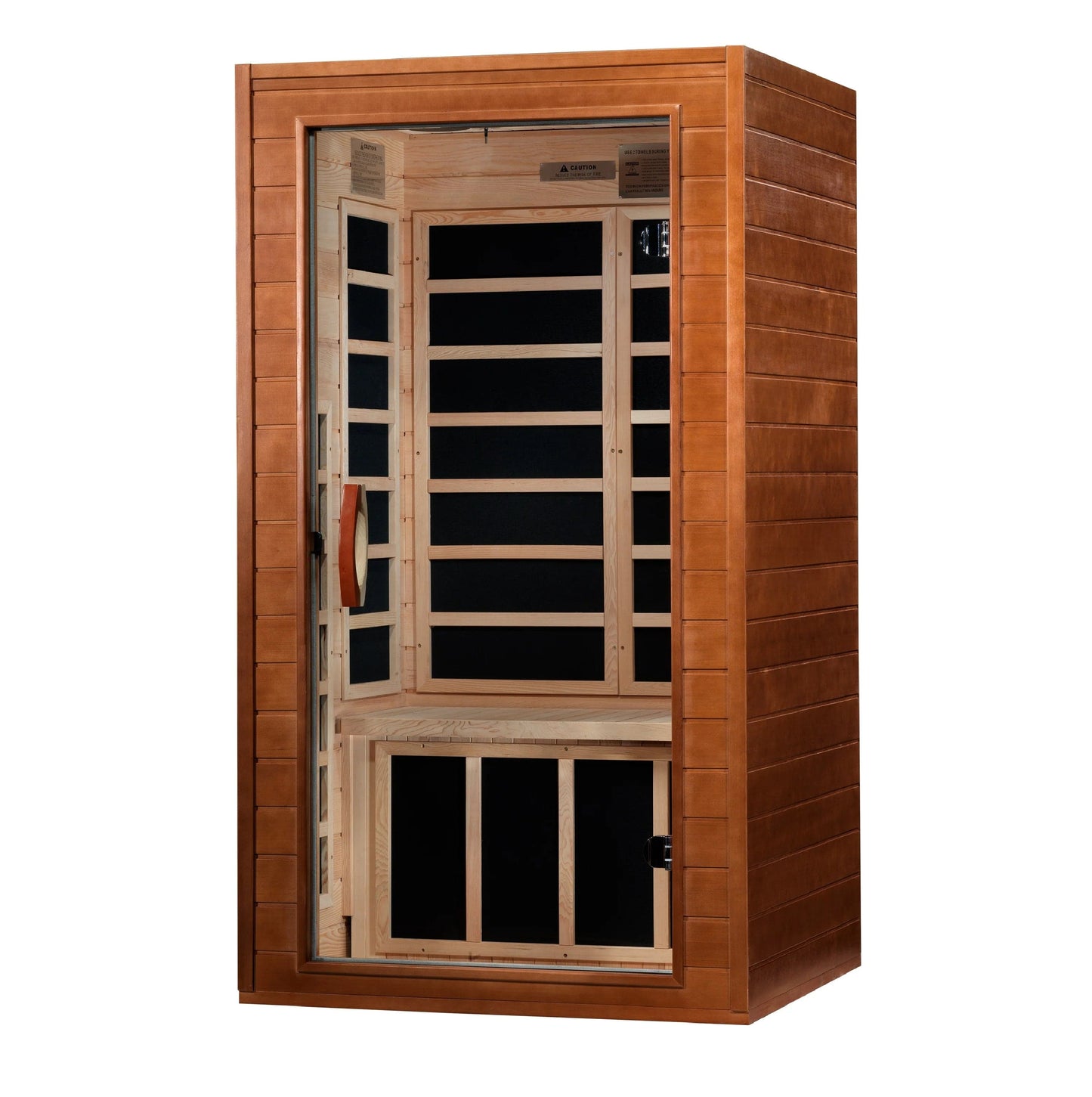 Golden Designs Dynamic Avila 1-2-person FAR Infrared Sauna (Canadian Hemlock)