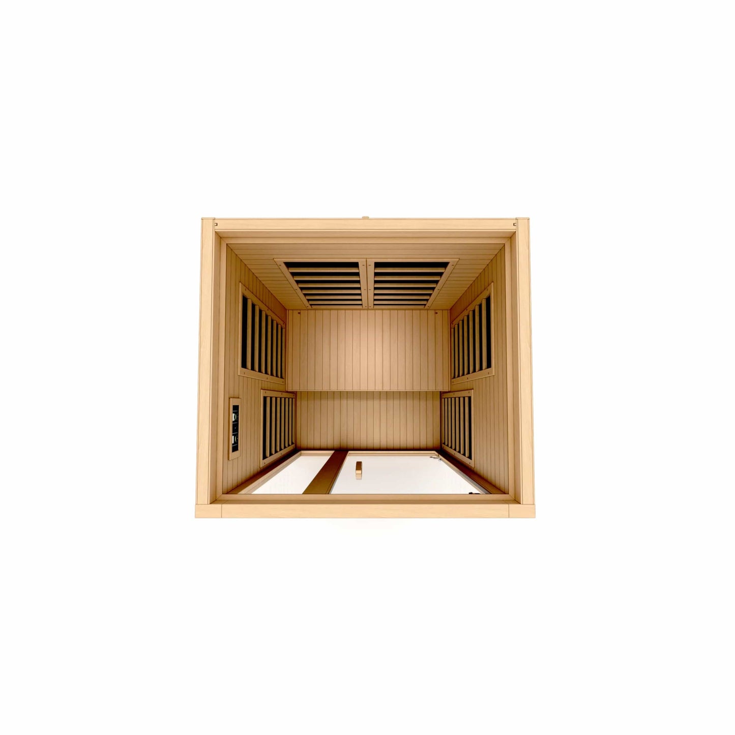 Golden Designs Dynamic Gracia 1-2-person Low EMF (Under 8MG) FAR Infrared Sauna (Canadian Hemlock) DYN-6119-01