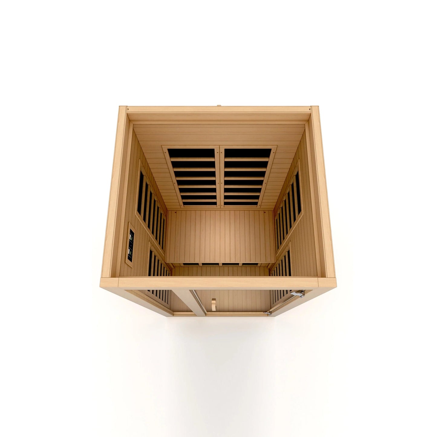 Golden Designs Dynamic Gracia 1-2-person Low EMF (Under 8MG) FAR Infrared Sauna (Canadian Hemlock) DYN-6119-01