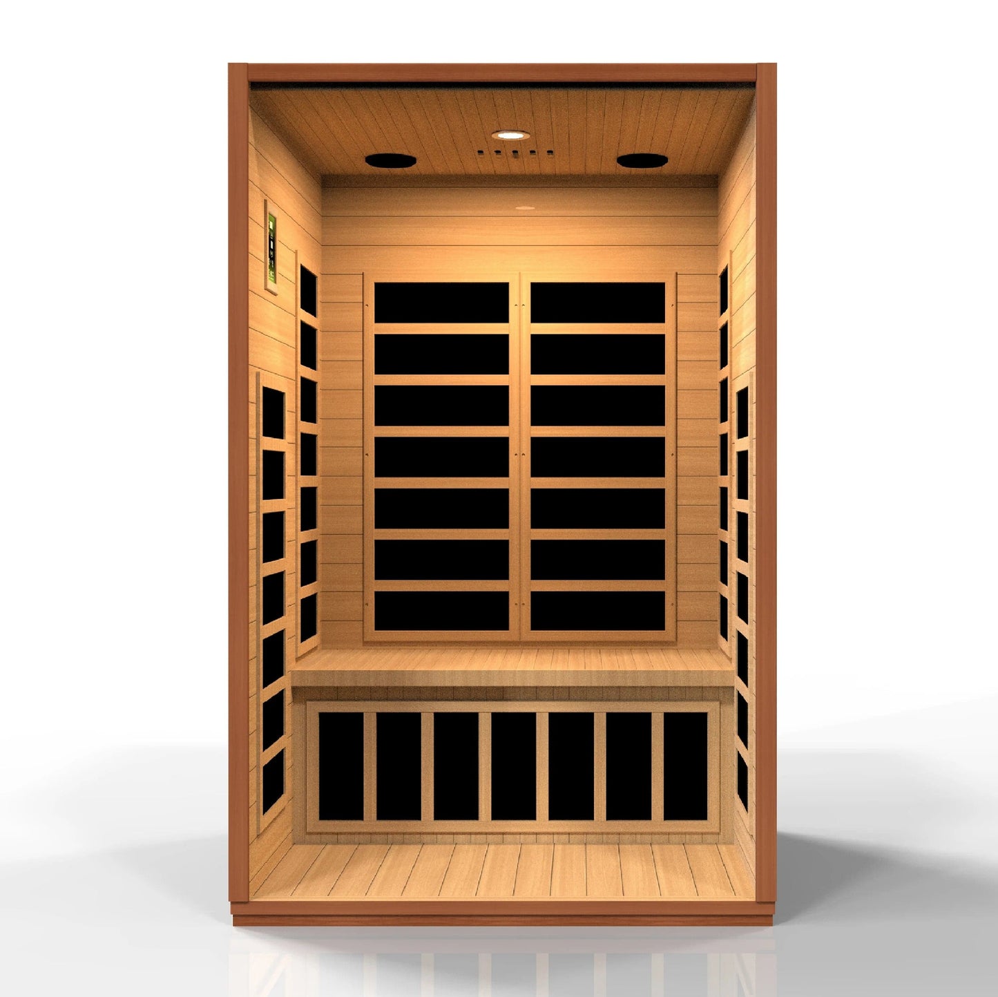 Golden Designs Dynamic Cordoba 2-person FAR Infrared Sauna (Canadian Hemlock)