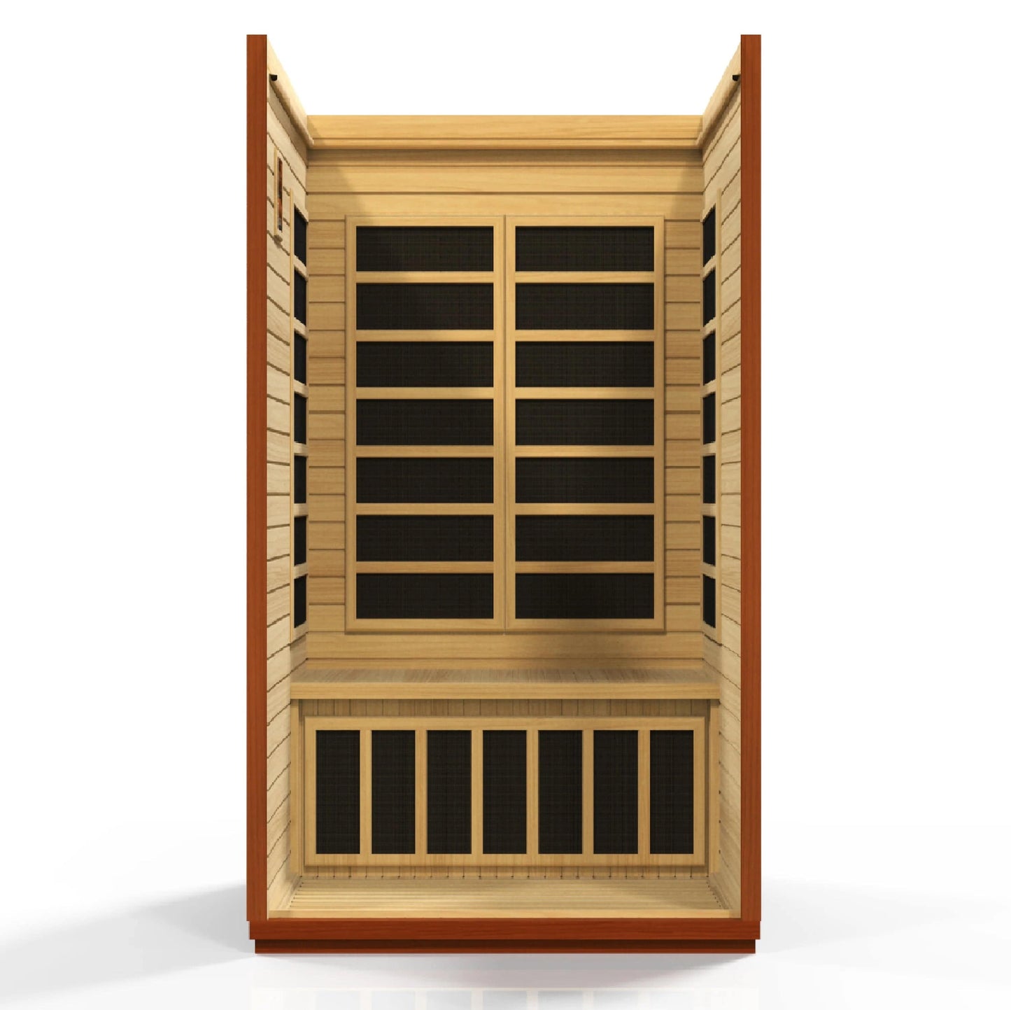 Golden Designs Dynamic San Marino 2-person FAR Infrared Sauna (Canadian Hemlock)