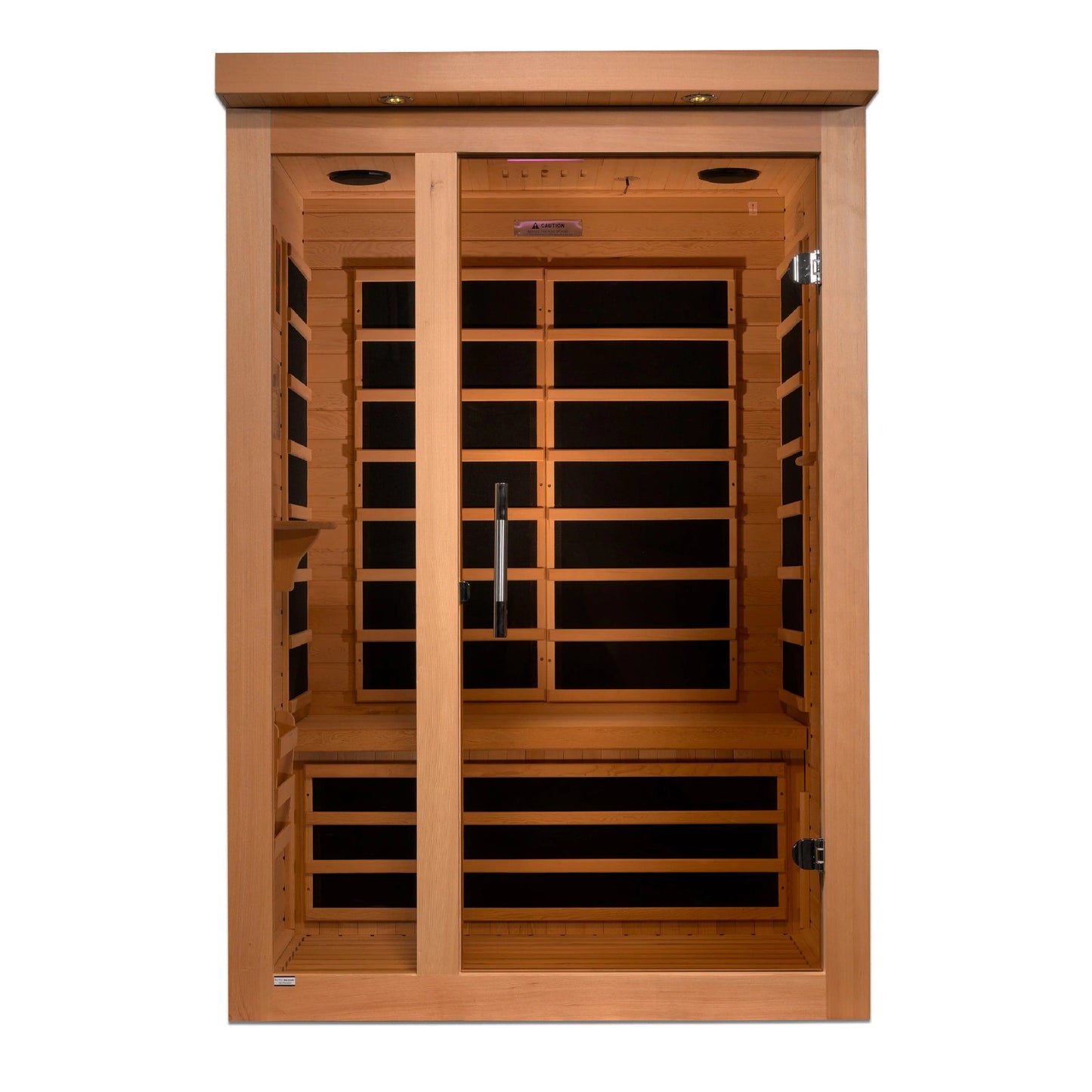Golden Designs Dynamic Llumeneres 2-person Ultra Low EMF (Under 3MG) FAR Infrared Sauna (Canadian Hemlock) DYN-6215-02
