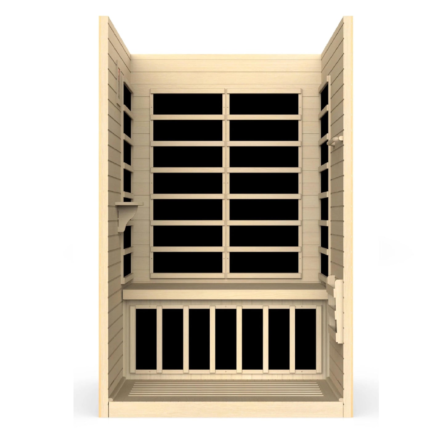 Golden Designs Dynamic Llumeneres 2-person Ultra Low EMF (Under 3MG) FAR Infrared Sauna (Canadian Hemlock) DYN-6215-02