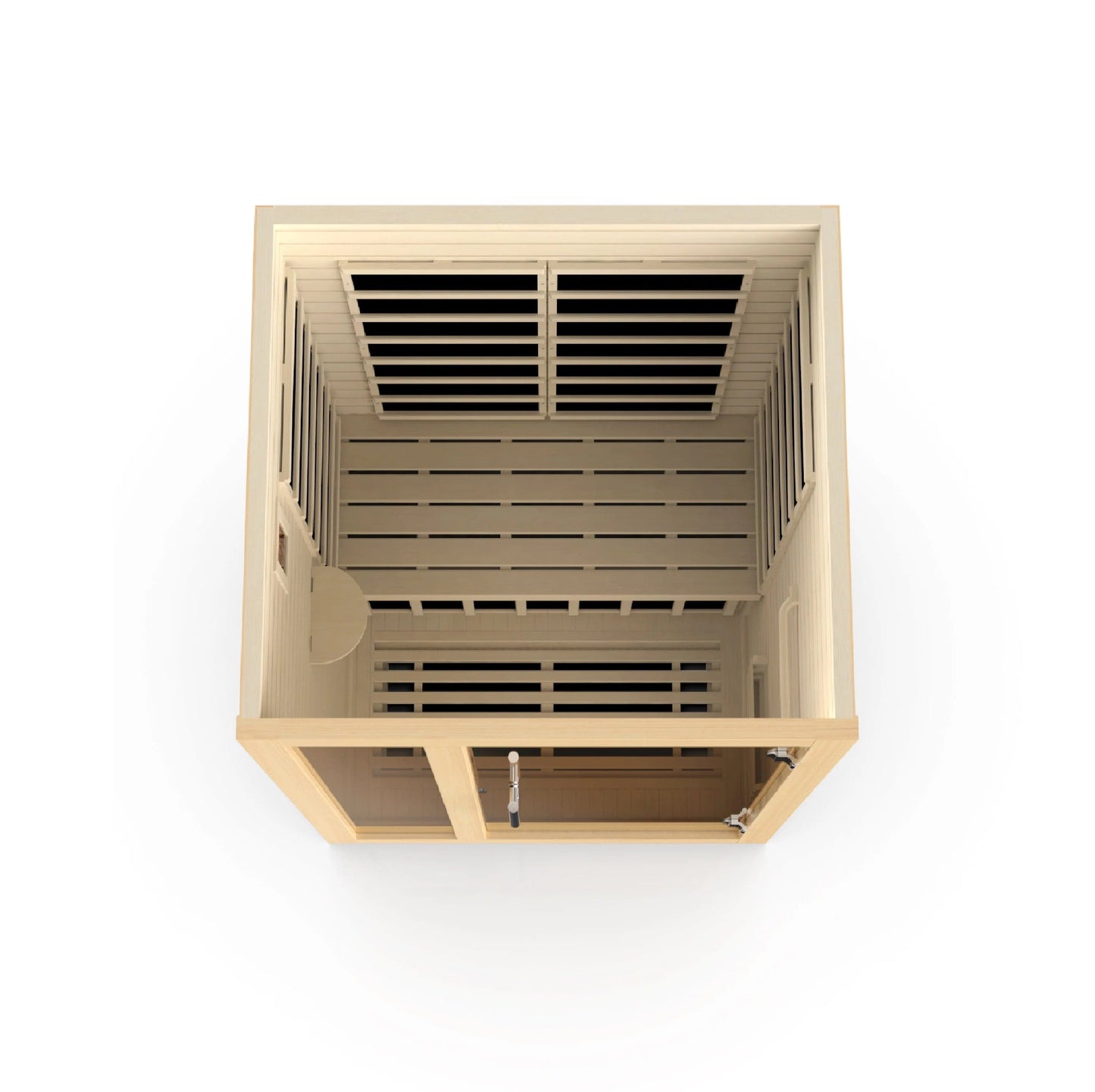 Golden Designs Dynamic Llumeneres 2-person Ultra Low EMF (Under 3MG) FAR Infrared Sauna (Canadian Hemlock) DYN-6215-02
