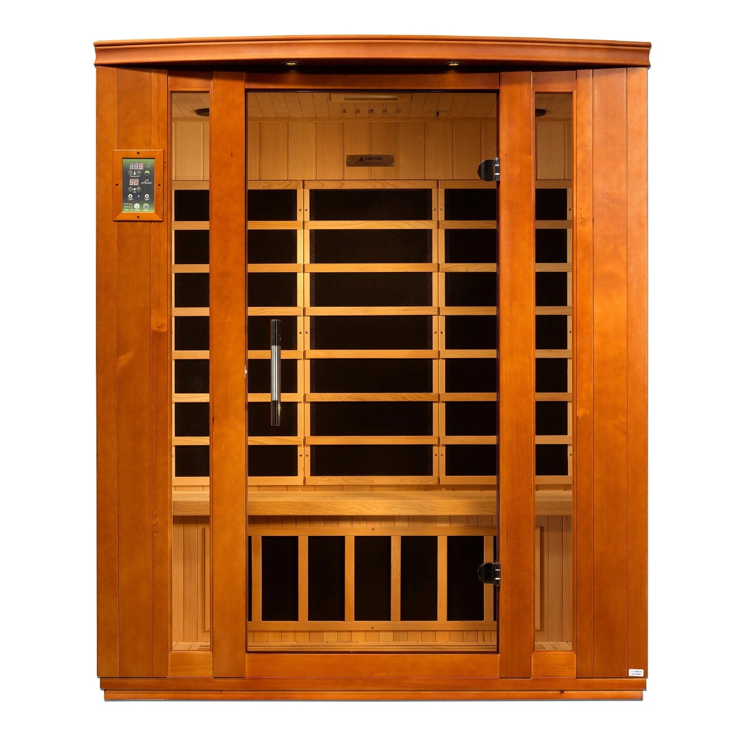 Golden Designs Dynamic Bellagio 3-person Low EMF (Under 8MG) FAR Infrared Sauna (Canadian Hemlock) DYN-6306-02