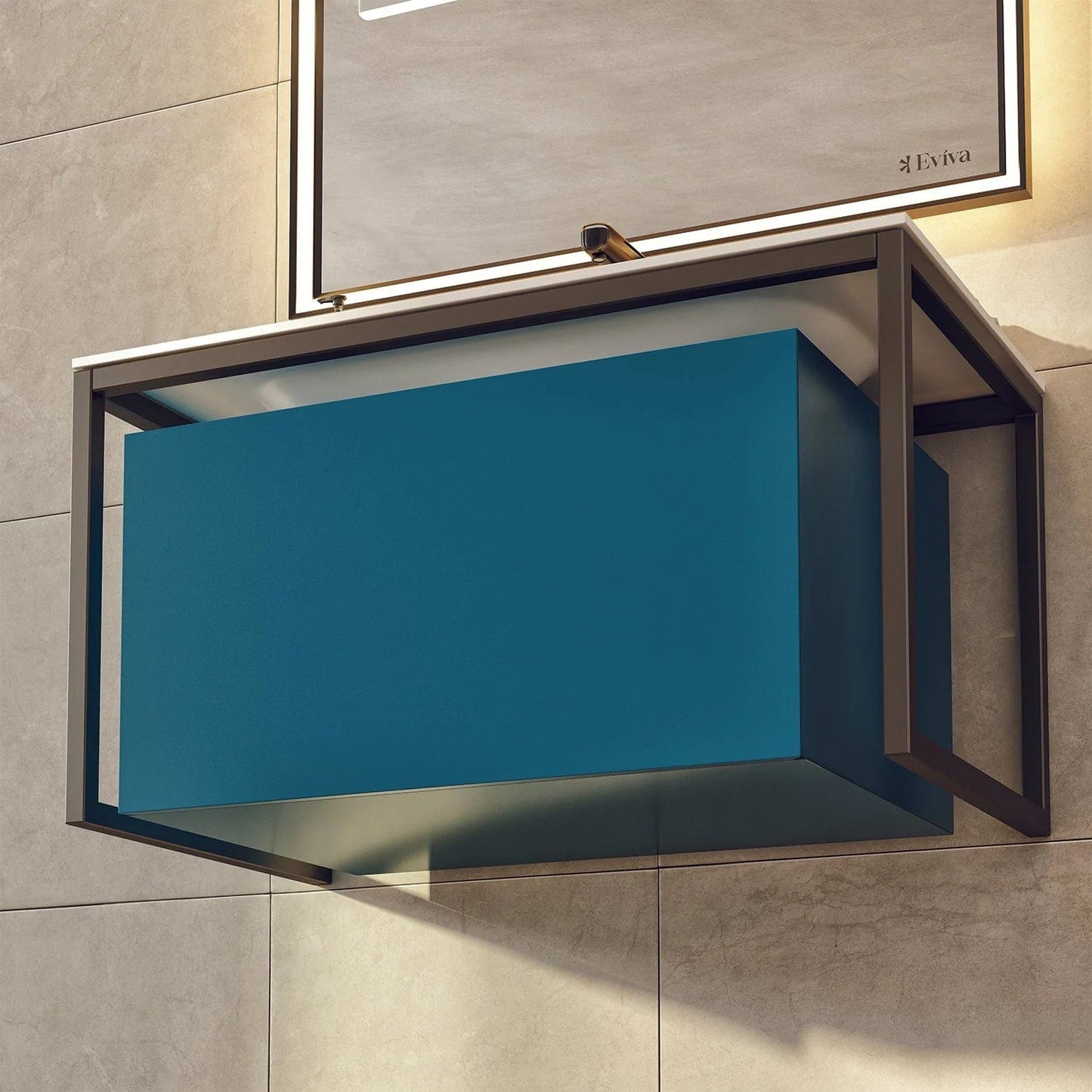 Eviva Modena 32 inch Wall Mounted Bathroom Vanity