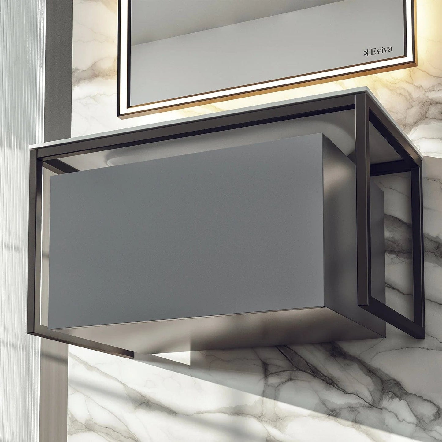 Eviva Modena 32 inch Wall Mounted Bathroom Vanity