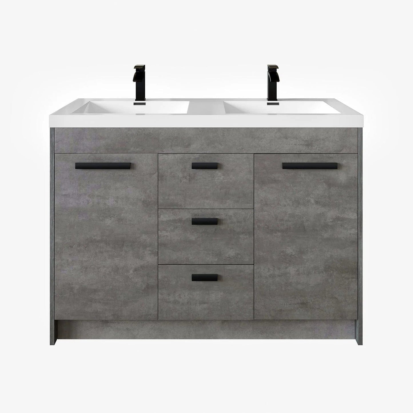 Eviva Lugano 48 inch Double Sink Bathroom Vanity