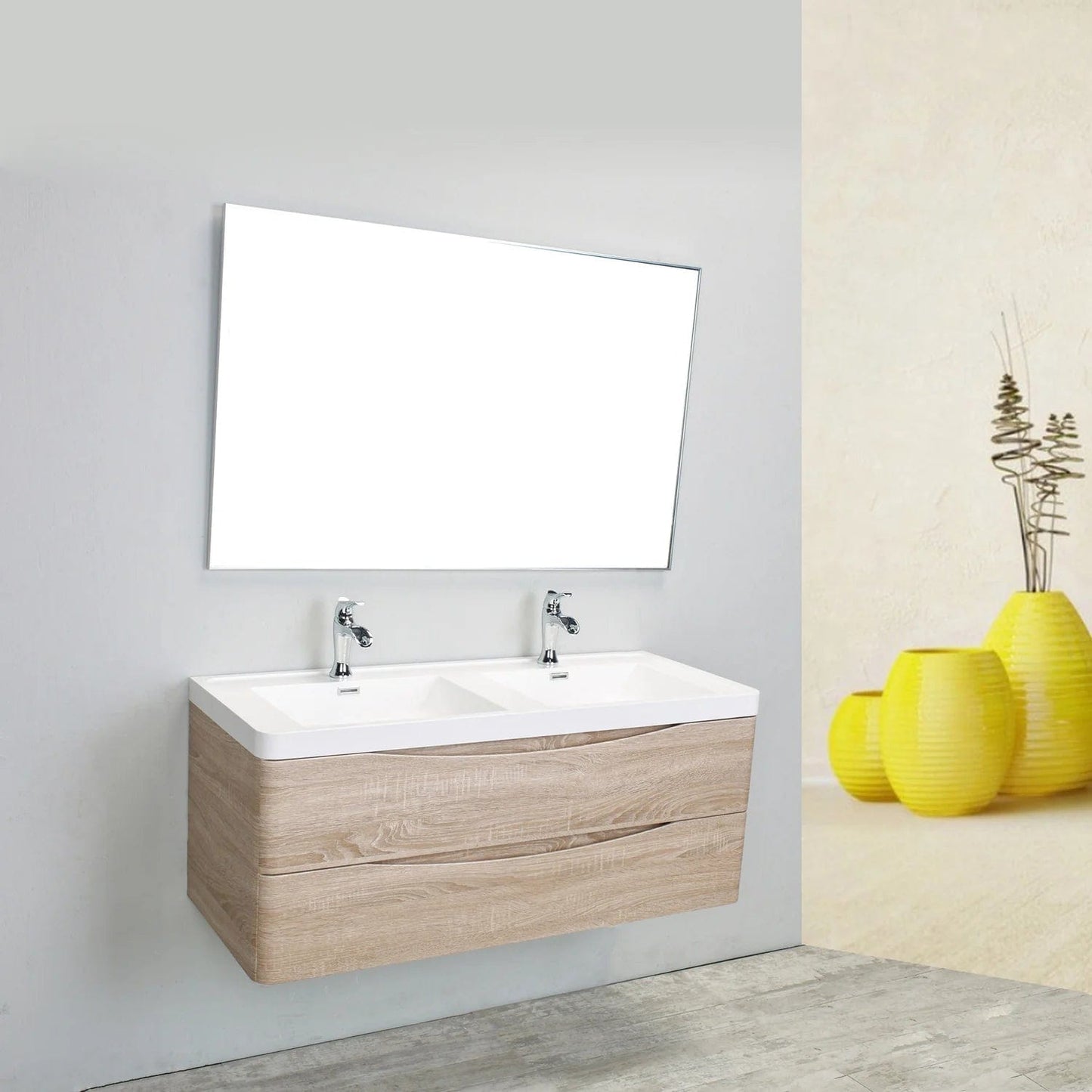 Eviva Smile 48 inch Wall Mount Bathroom Vanity