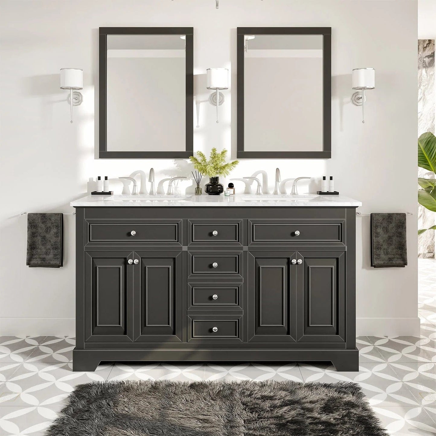 Eviva Monroe 60 inch Bathroom Vanity