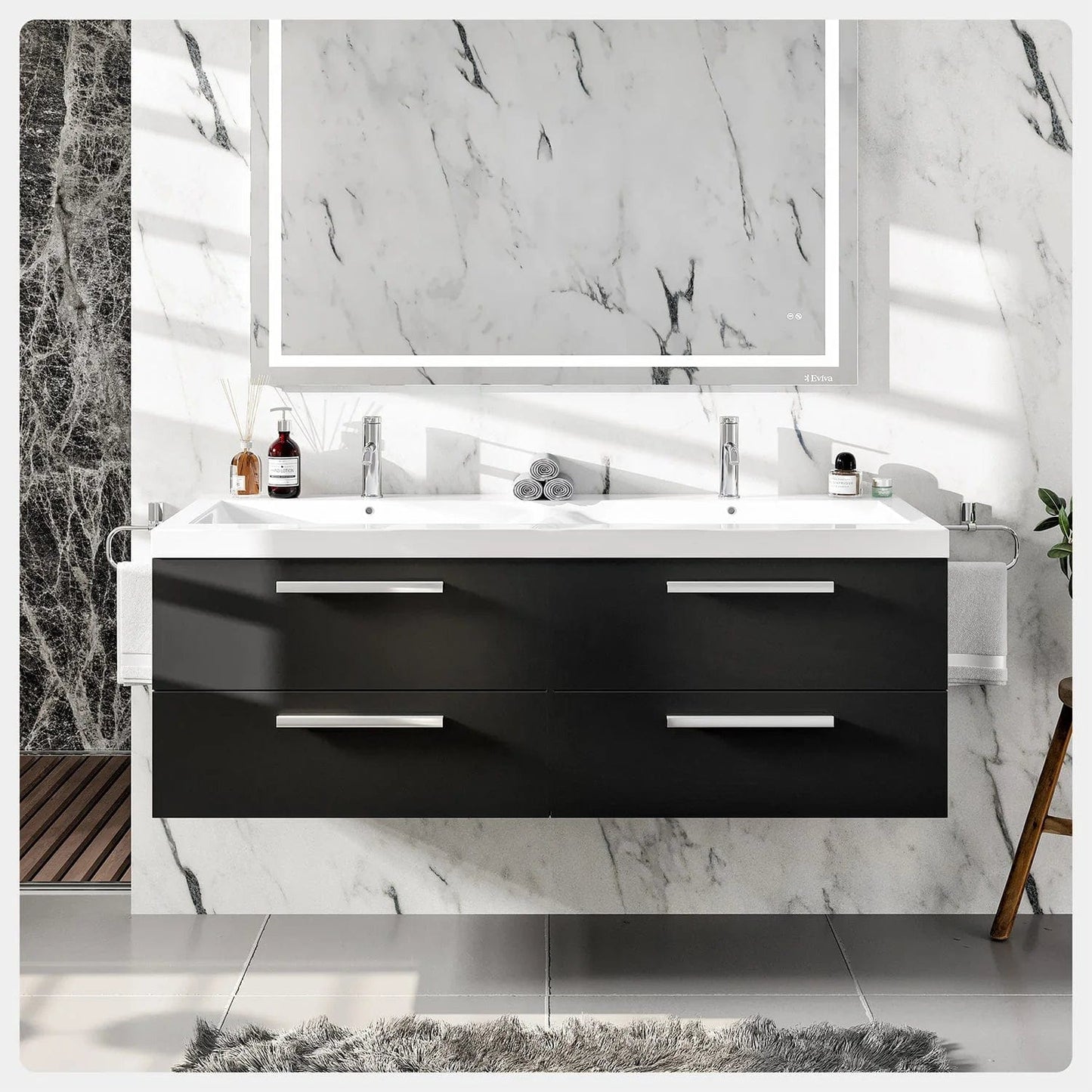 Eviva Surf 57 inch Bathroom Vanity