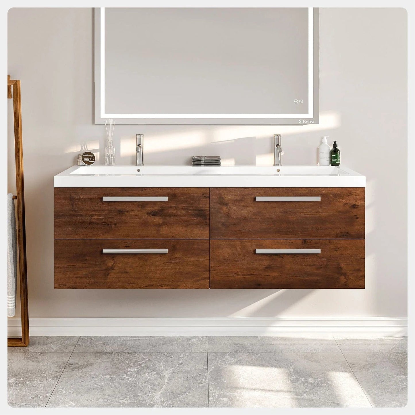 Eviva Surf 57 inch Bathroom Vanity