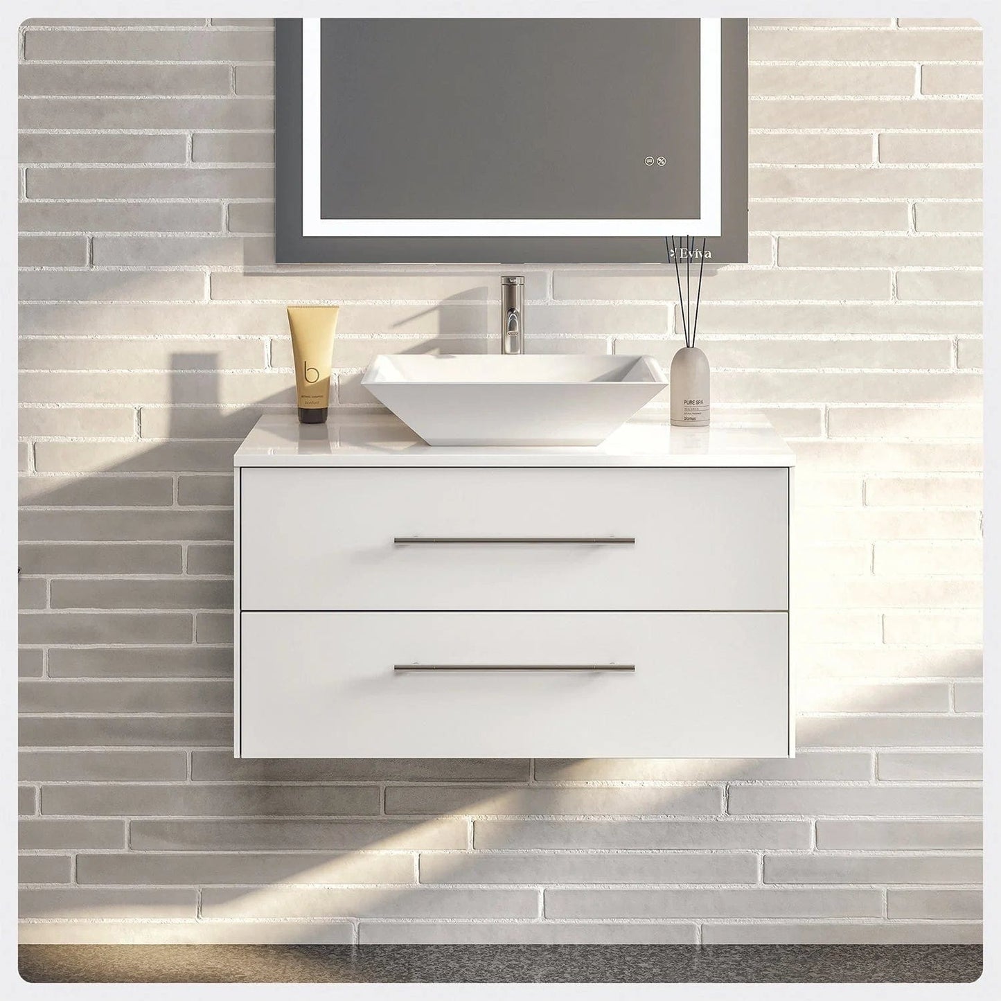 Eviva Totti Wave 30-Inch Bathroom Vanity