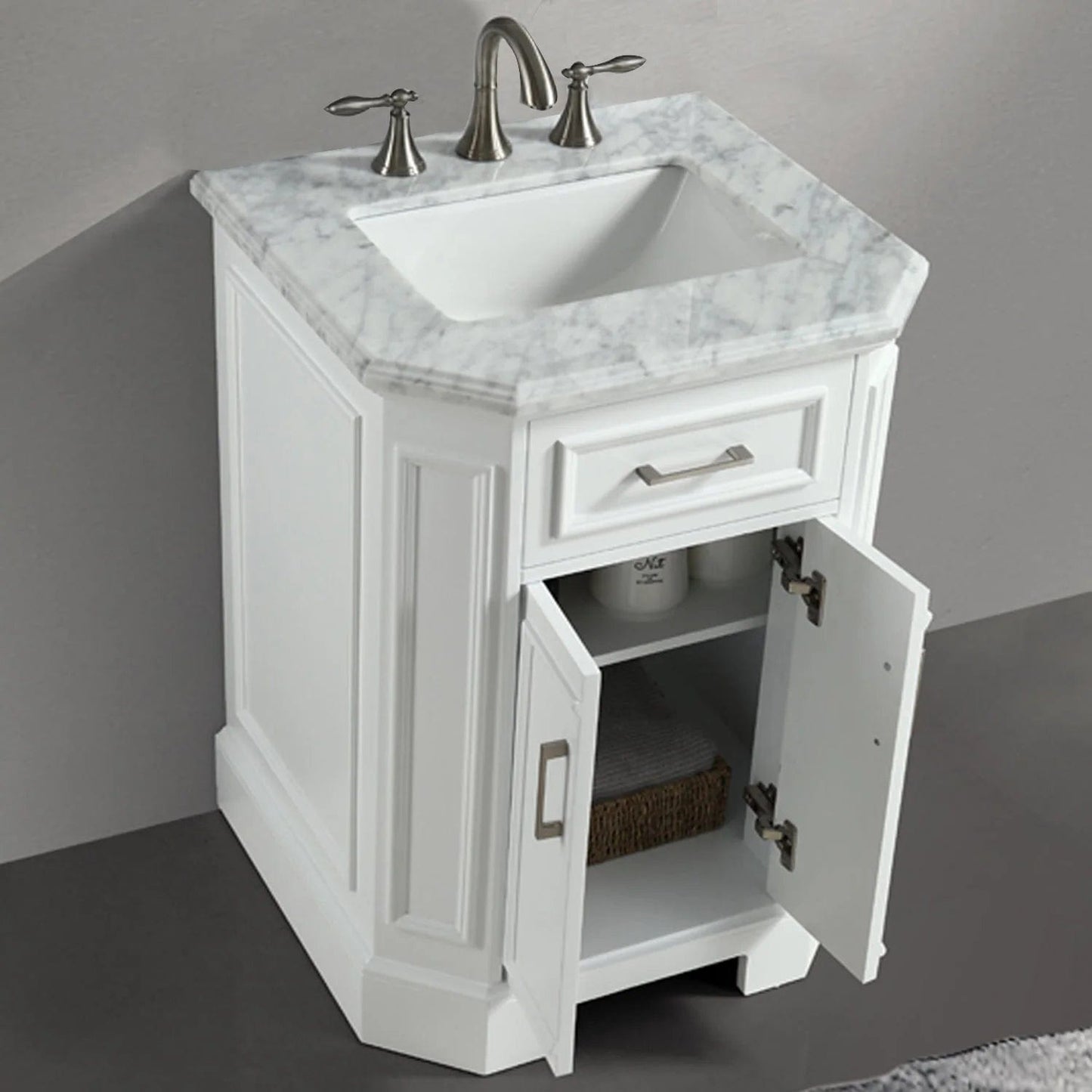 Eviva Glory White Bathroom Vanity