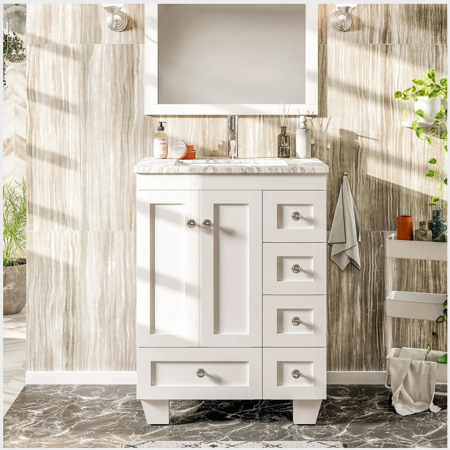 Eviva Happy 24 inch Transitional Bathroom Vanity
