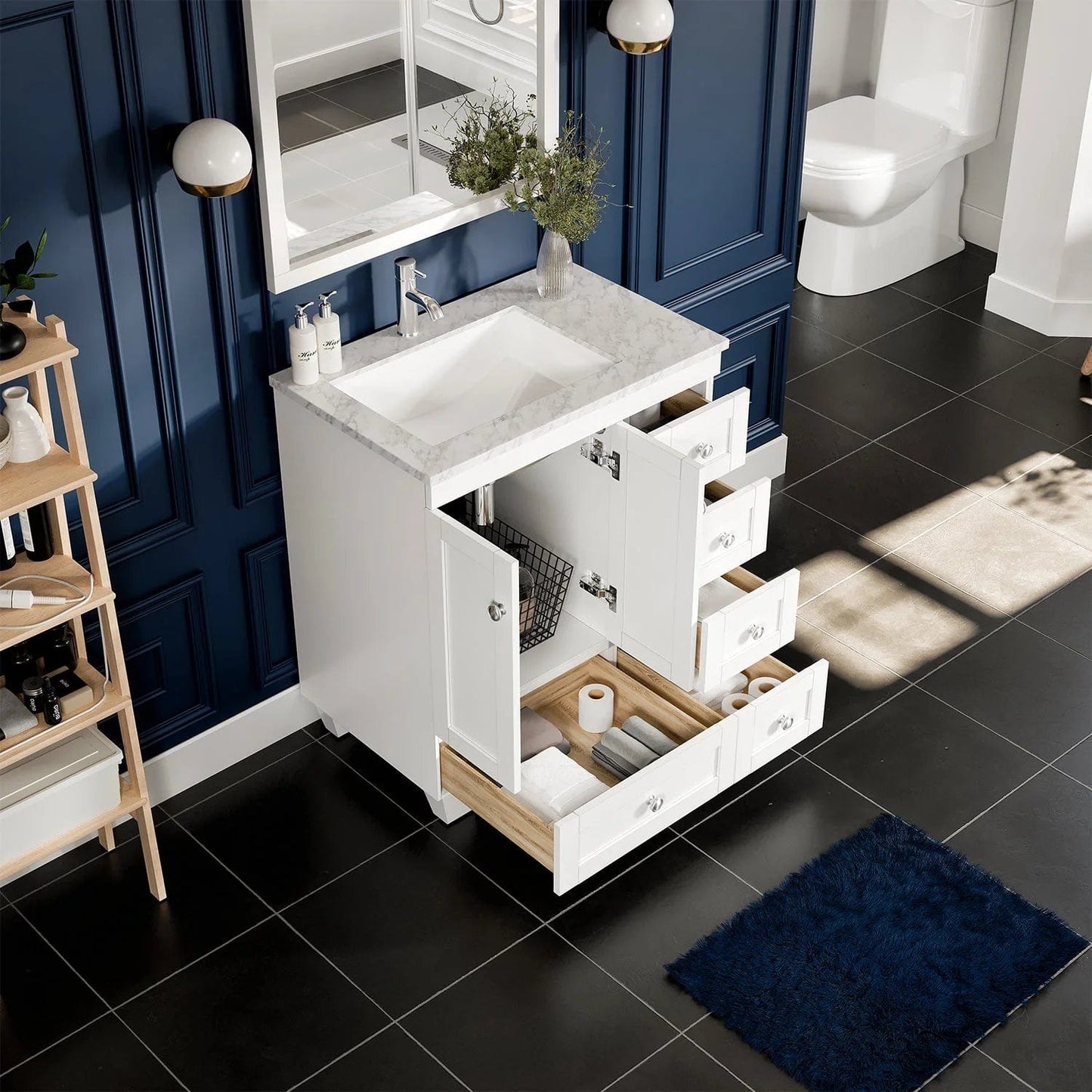 Eviva Happy 28 inch Transitional Bathroom Vanity