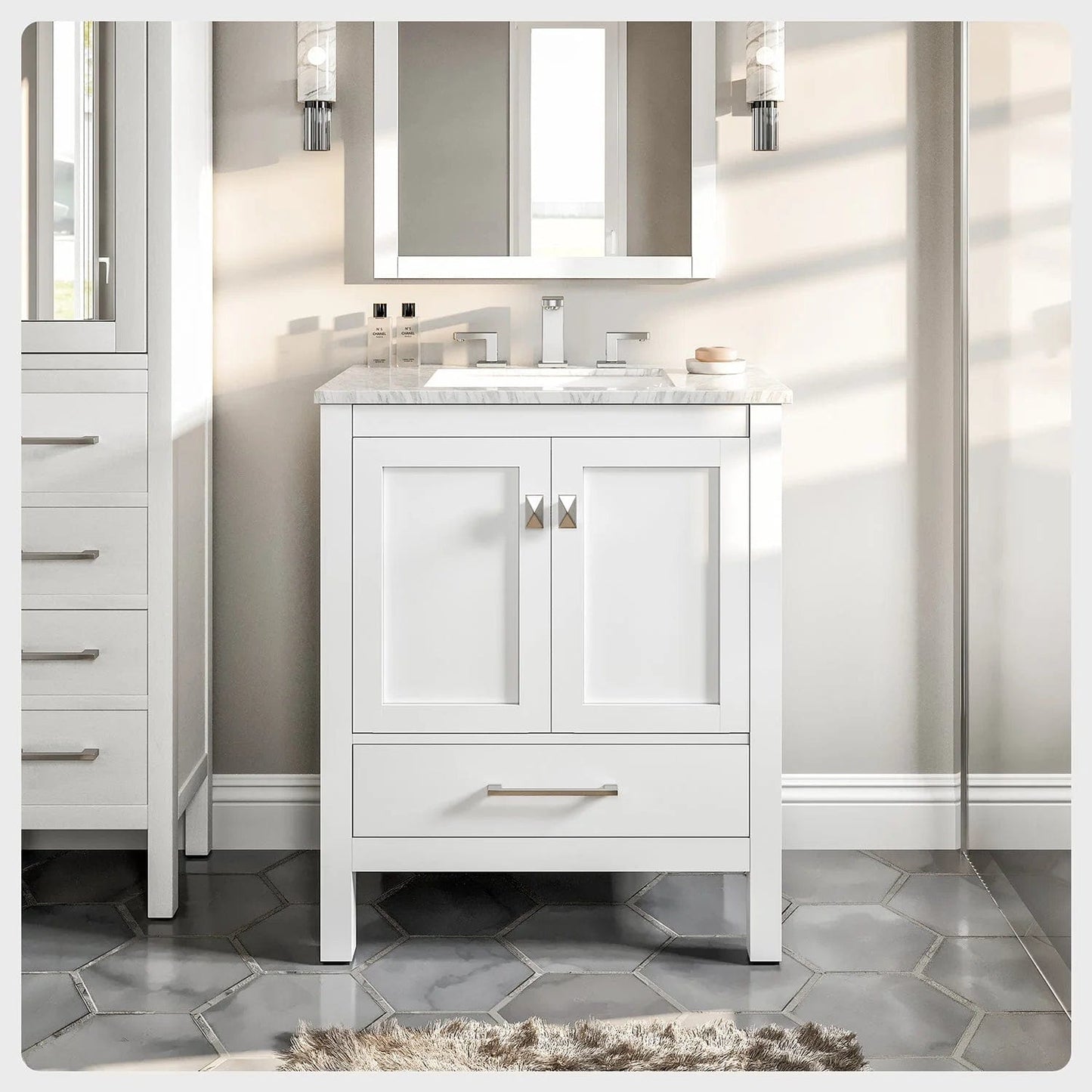 Eviva Aberdeen 30 inch Transitional Bathroom Vanity