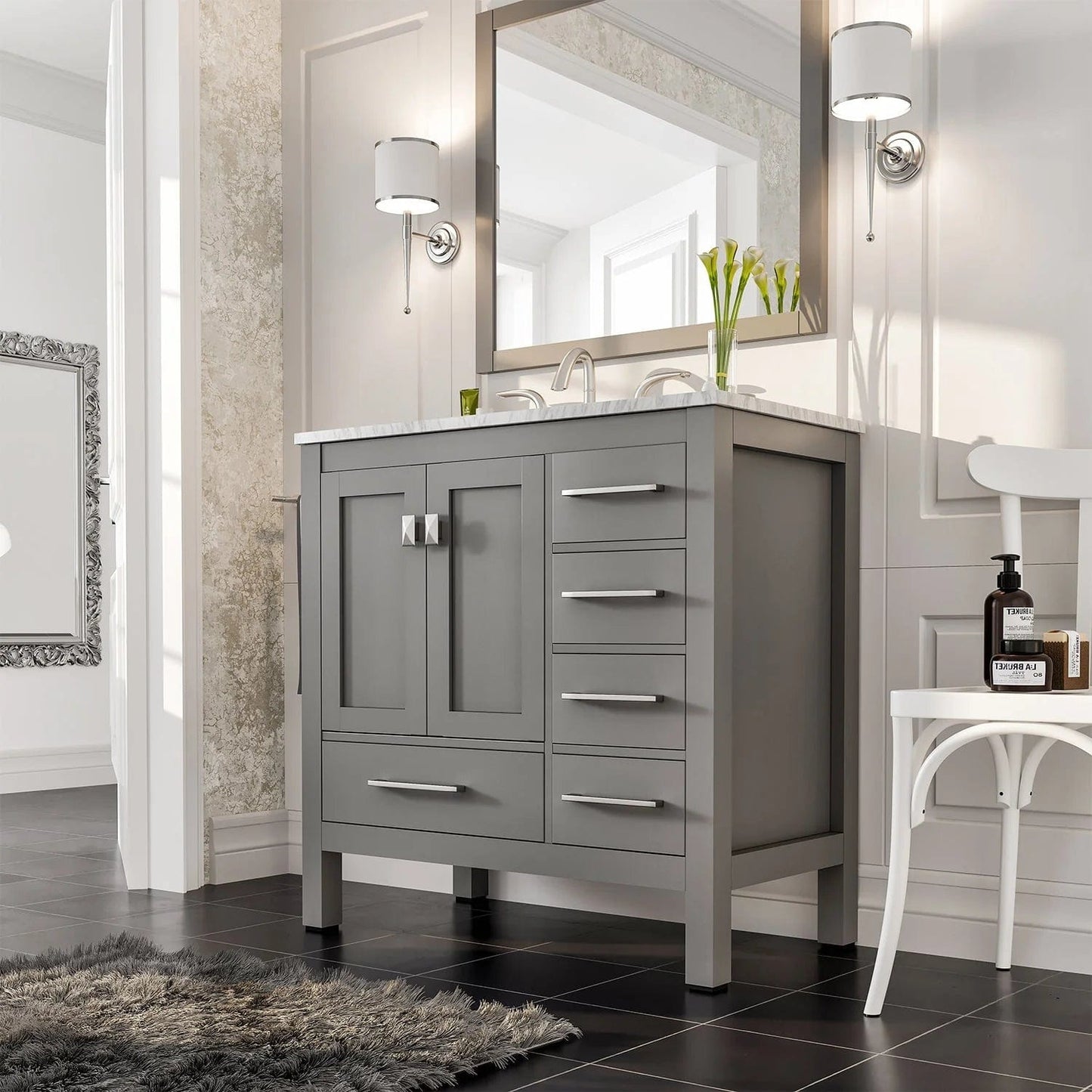 Eviva Aberdeen 36 inch Transitional Bathroom Vanity