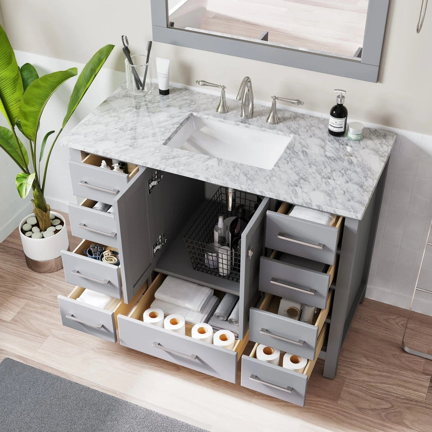Eviva Aberdeen 42 inch Transitional Bathroom Vanity