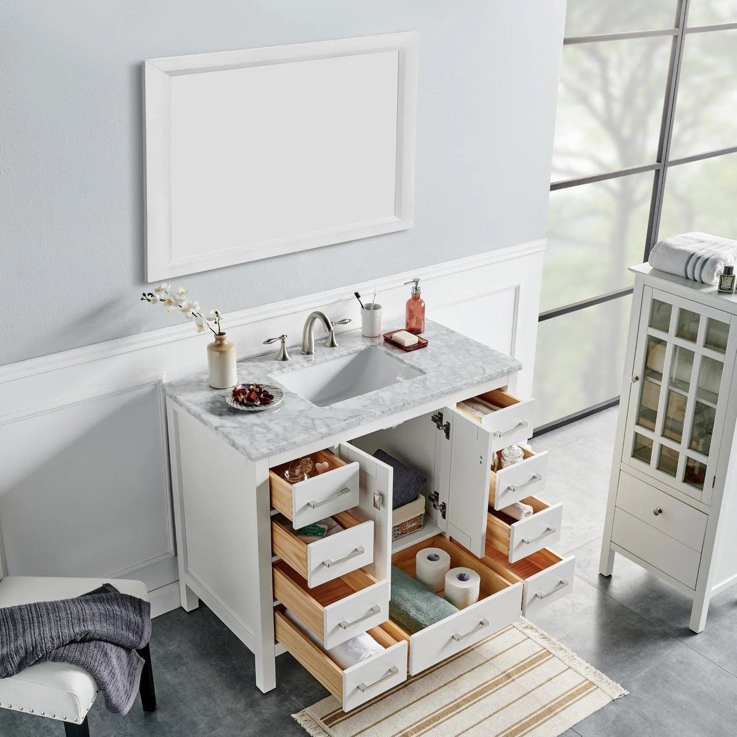 Eviva Aberdeen 42 inch Transitional Bathroom Vanity
