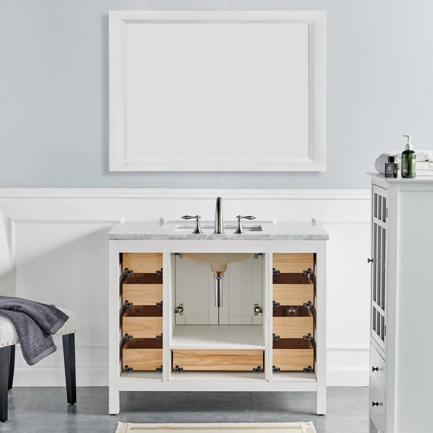 Eviva Aberdeen 42 inch Transitional Bathroom Vanity