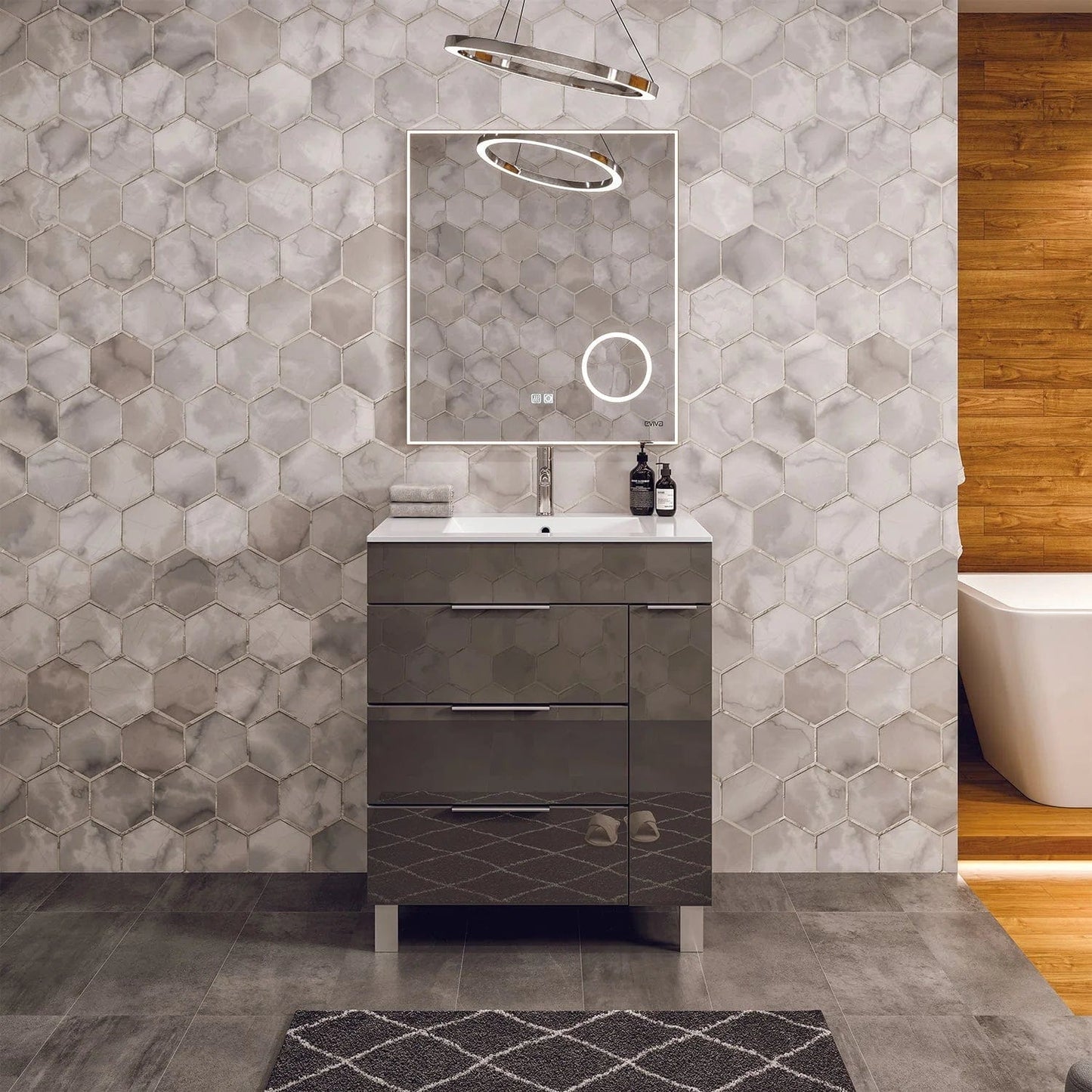 Eviva Geminis 28 inch Bathroom Vanity