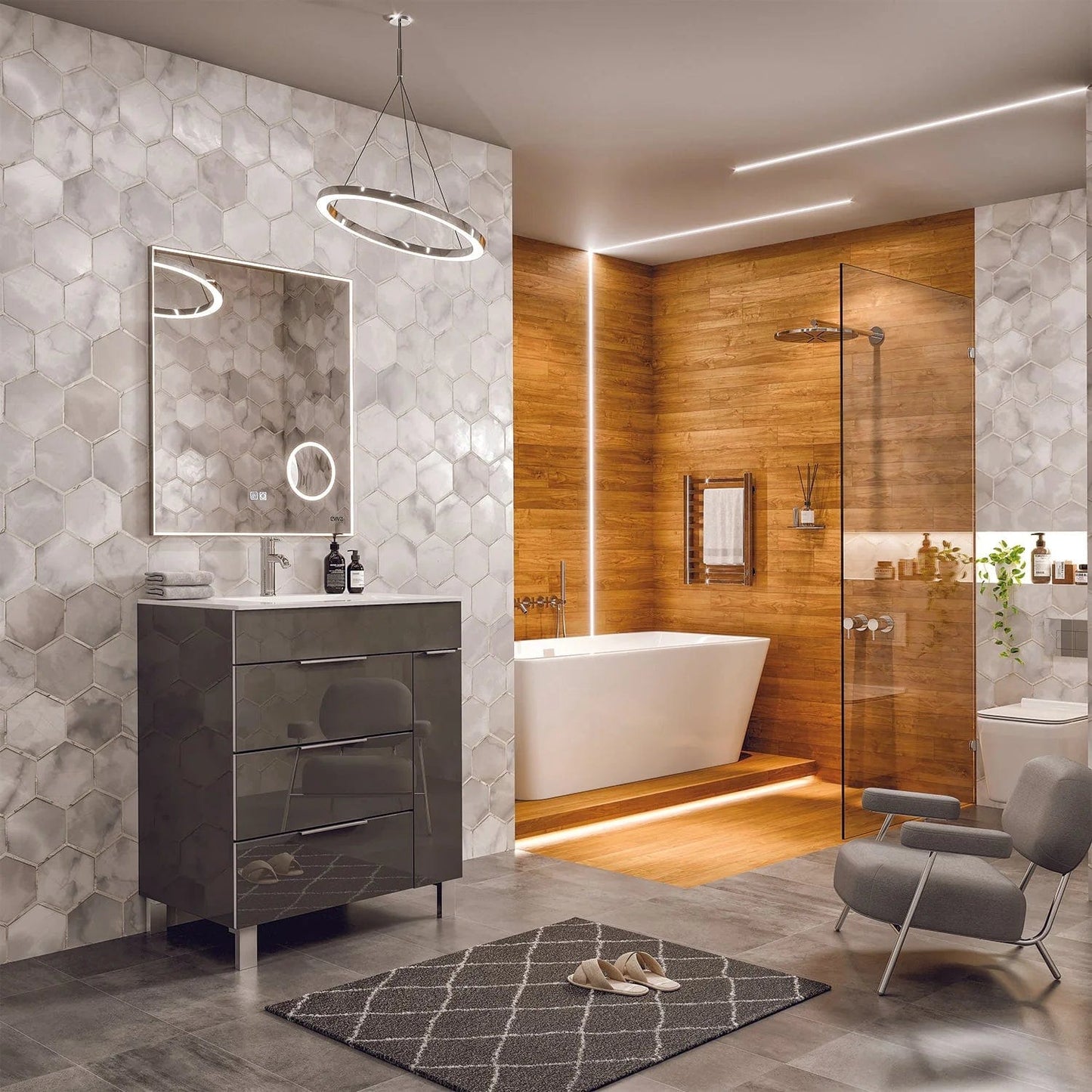 Eviva Geminis 28 inch Bathroom Vanity