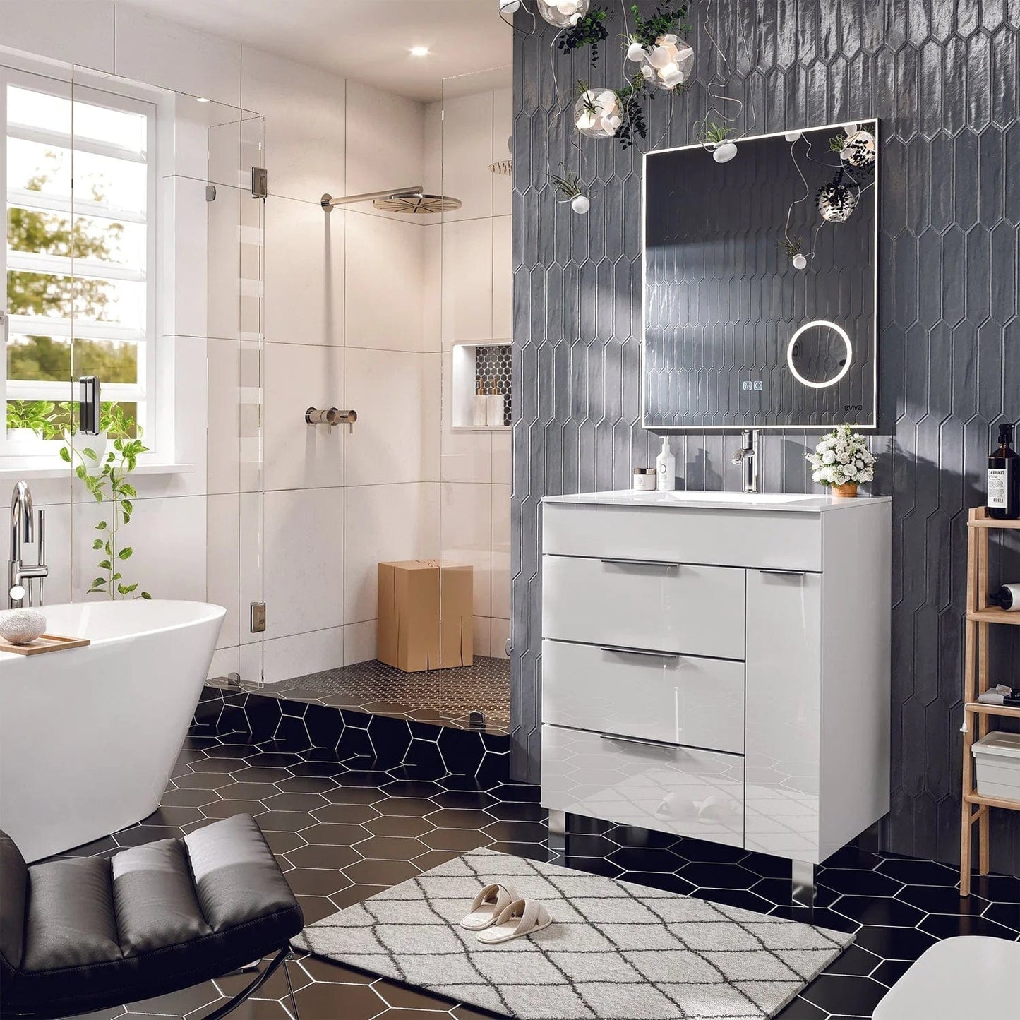 Eviva Geminis 28 inch Bathroom Vanity