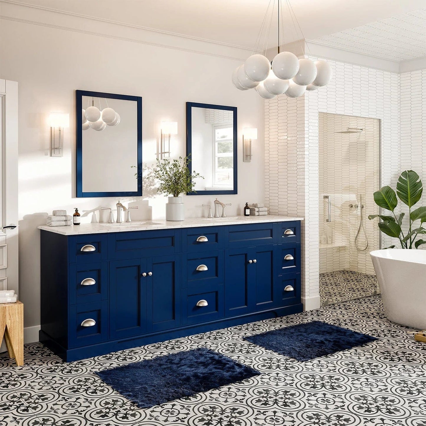 Eviva Epic Transitional Vanity with Brushed Nickel Hardware