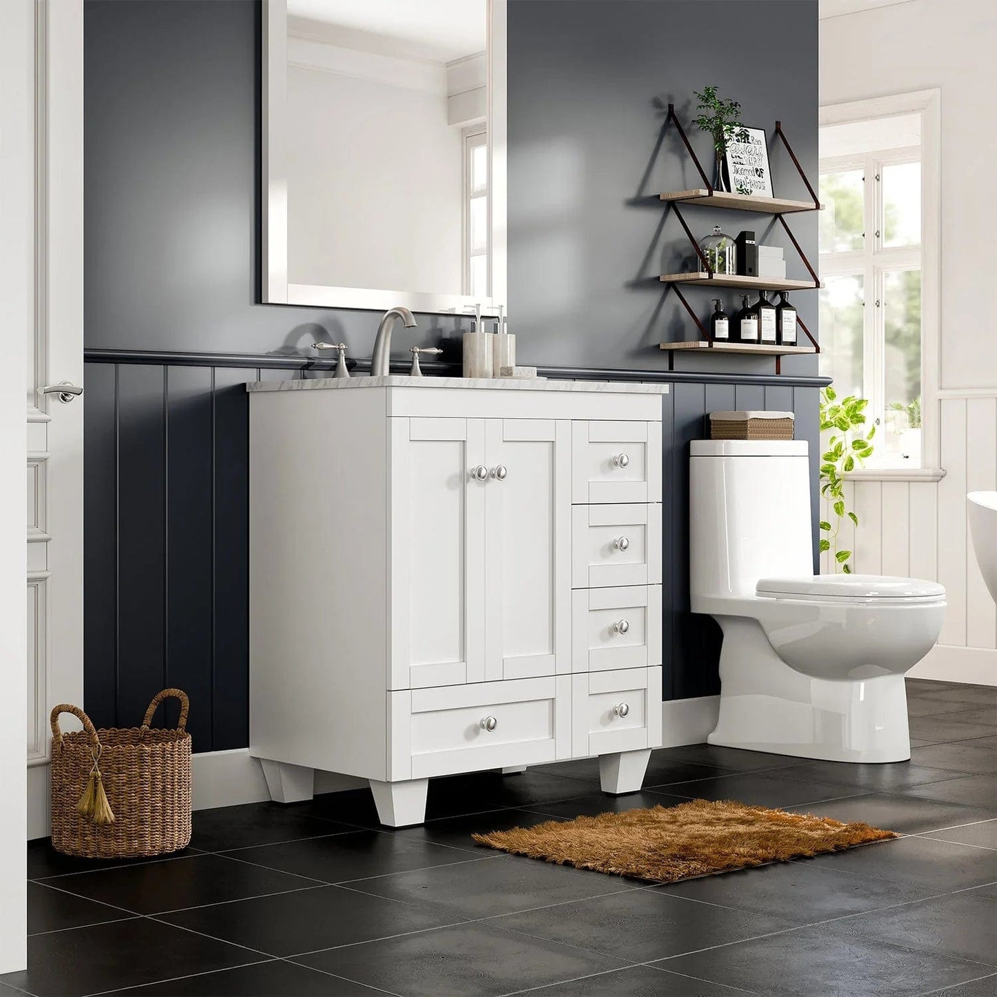 Eviva Acclaim C. 28 inch Transitional Bathroom Vanity