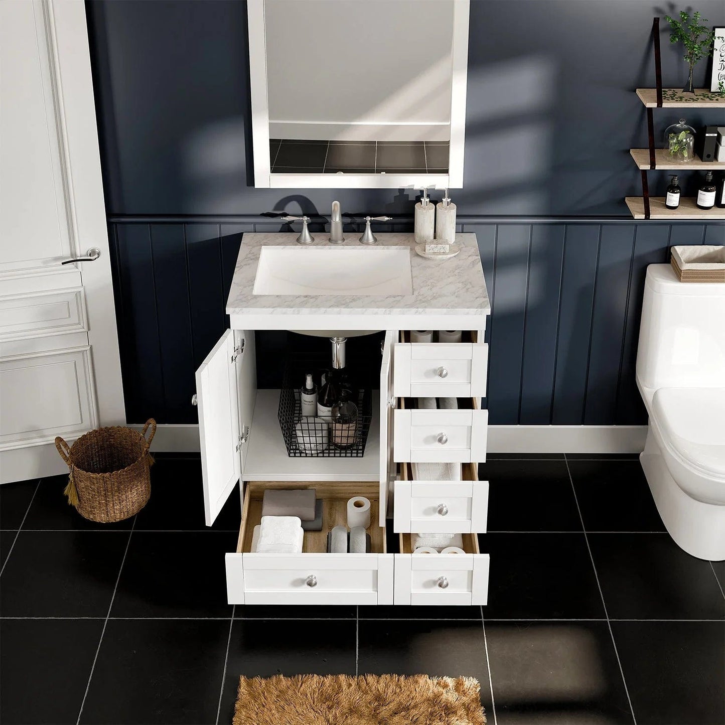 Eviva Acclaim C. 28 inch Transitional Bathroom Vanity