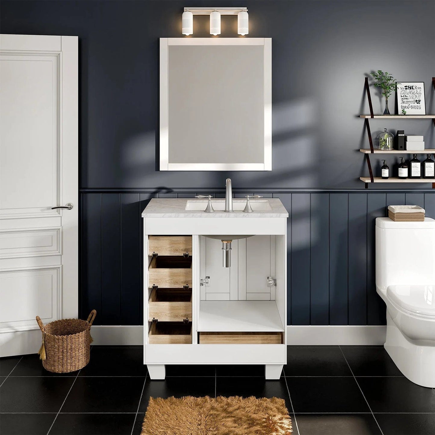 Eviva Acclaim C. 28 inch Transitional Bathroom Vanity