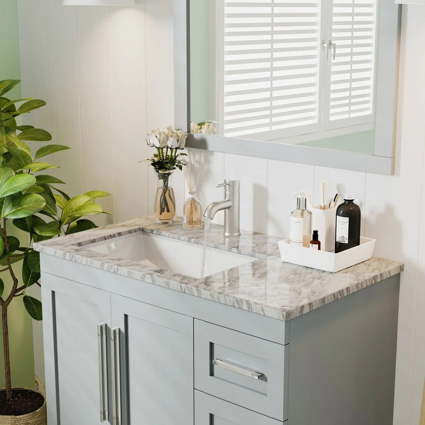 Eviva Loon 30 inch Long Handles Bathroom Vanity