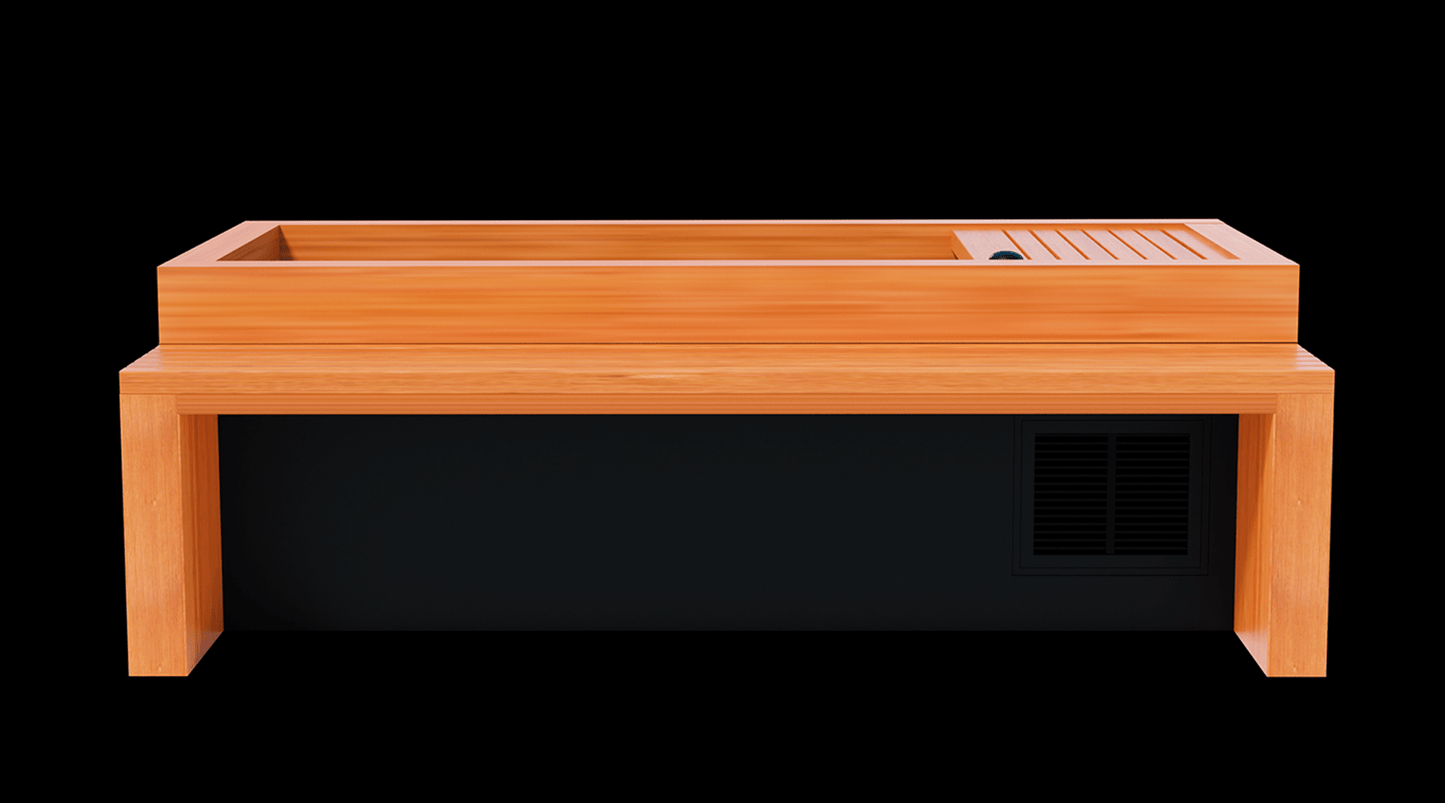 Medical Breakthrough Frozen 2 Cold Plunge - Bar Counter & Heavy Duty Step