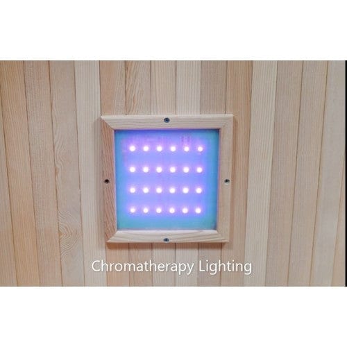 SunRay 1 Person Cedar Sauna w/Carbon Heaters HL100K Sedona