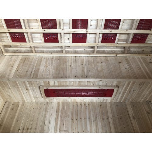 SunRay 4 Person Outdoor Sauna w/Ceramic Heaters HL400D Cayenne