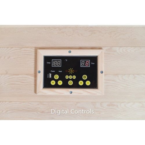 SunRay 4 Person Corner Cedar Sauna w/Carbon Heaters HL400KC Bristol Bay