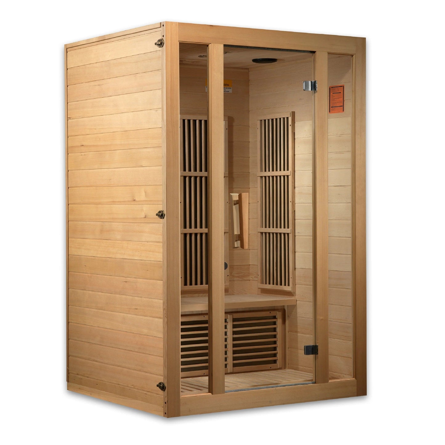 Golden Designs Maxxus Seattle 2-Person Near Zero EMF (Under 2MG) FAR Infrared Sauna (Canadian Hemlock) MX-J206-01